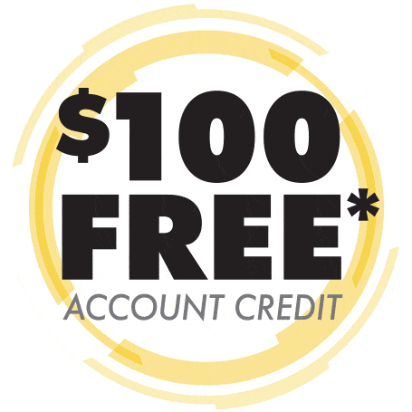 $100 free Credit